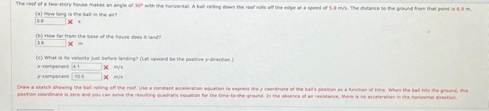 Solved The roof of a two-story house makes an angle of 30∘ | Chegg.com