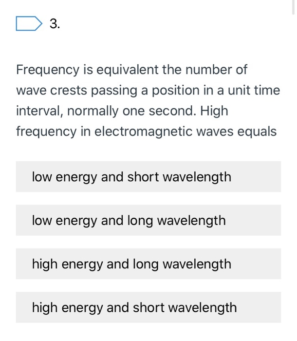 Solved D 3. Frequency is equivalent the number of wave | Chegg.com