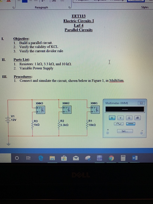 variable resistor in multisim 12