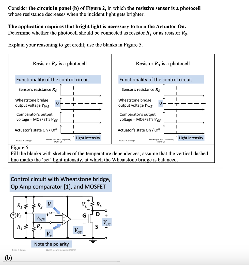 Consider the circuit in panel (b) ﻿of Figure 2, ﻿in | Chegg.com