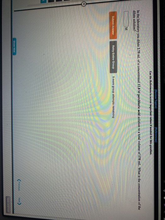 Solved [Review Topics) [References) Use the References to | Chegg.com