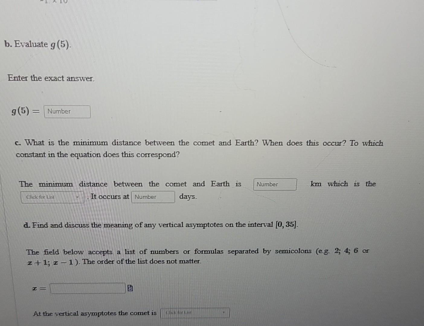 Solved A laser rangefinder is locked on a comet approaching