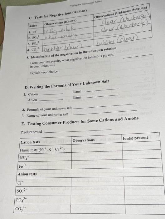 5. Identification of the negmun... From your test
