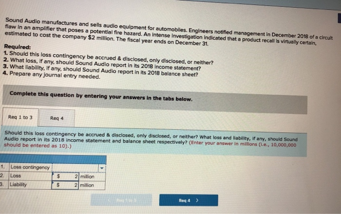 Sound Audio Manufactures And Sells Audio Equipment Chegg 