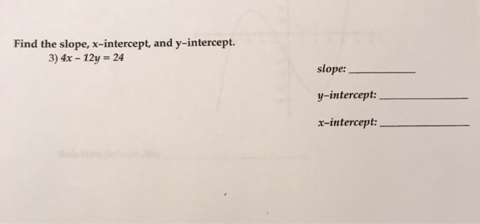 y 4 =- 2 3 x 9 in slope intercept form