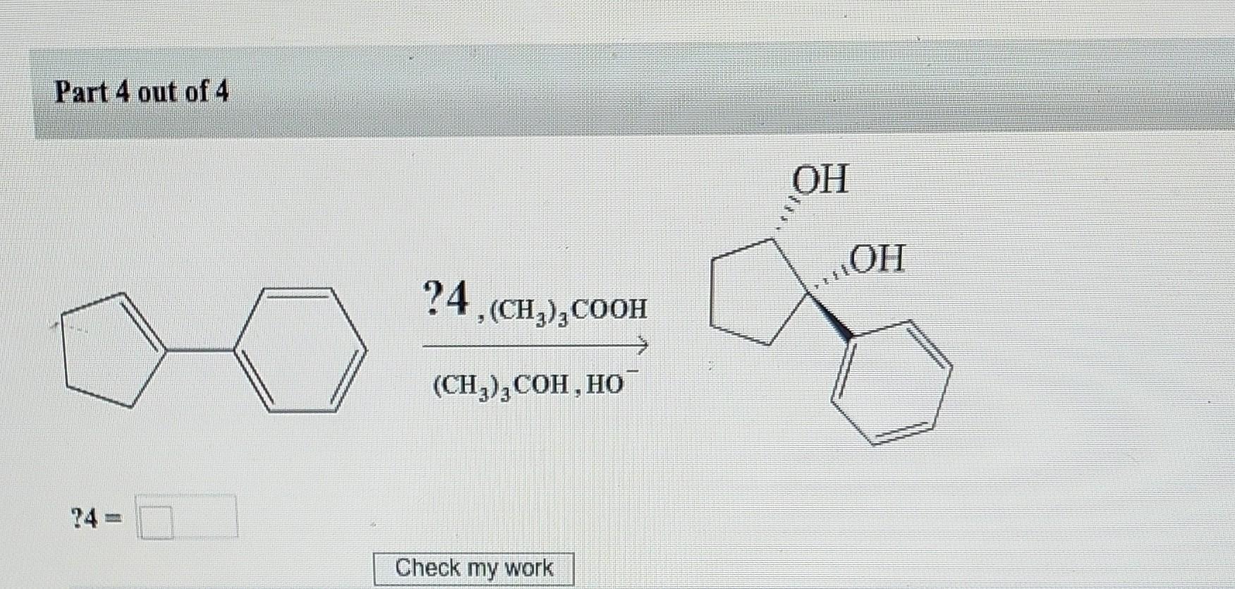 Solved (CH3)3COH,HO− | Chegg.com