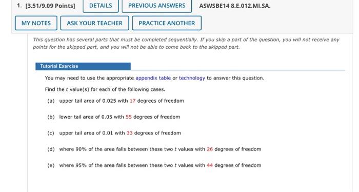 Solved This question has several parts that must be | Chegg.com