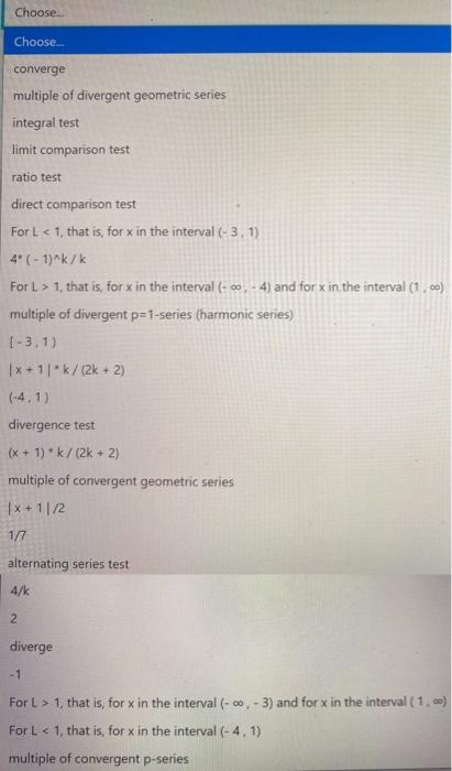 Solved Find a match for each of the following questions for | Chegg.com
