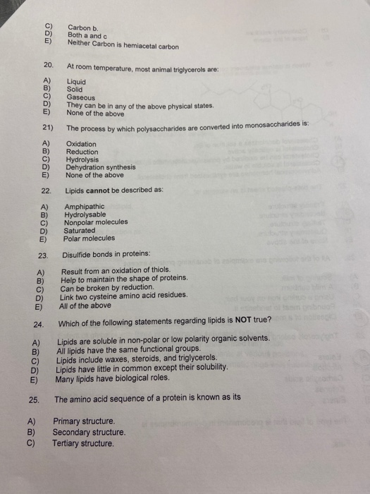 Solved Carbon B Both A And C Neither Carbon Is Hemiaceta