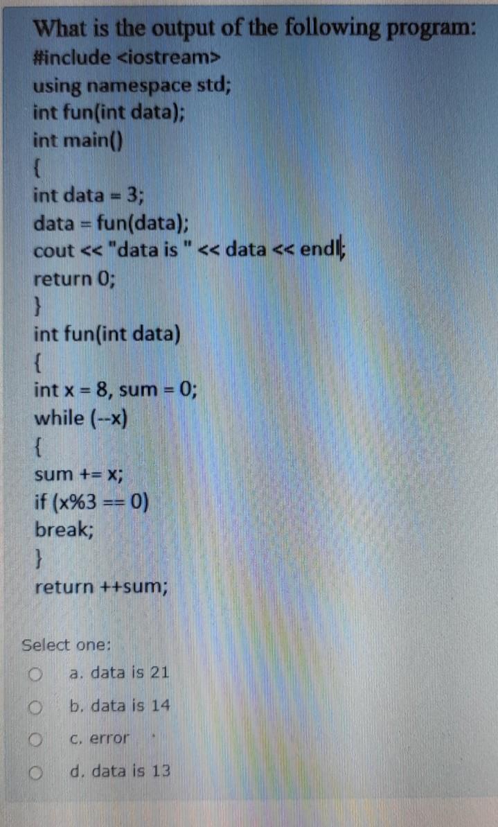 solved-what-is-the-output-of-the-following-code-int-chegg