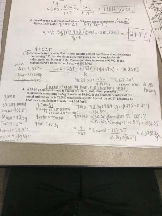 Solved I need help on questions 3 and 4 to make sure im | Chegg.com