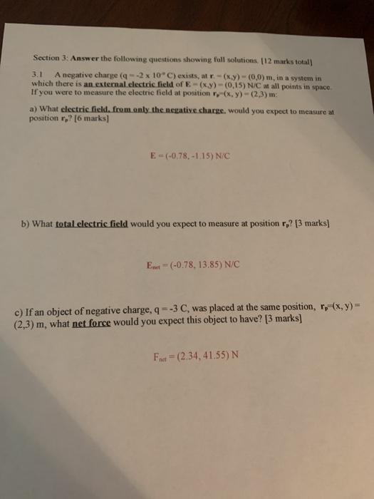 Solved I have the answers but would like to know how to find | Chegg.com