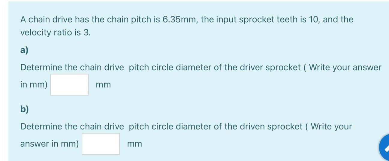 Solved A shaft encoder is to be used with a 50mm radius