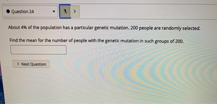 Solved Question 24 About 4% of the population has a | Chegg.com