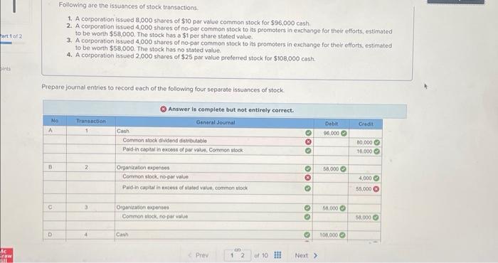 Solved Following Are The Issuances Of Stock Transactions 1