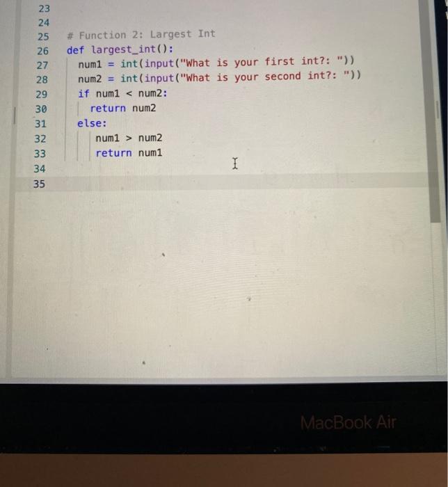 Solved # Function 1: Echo 19 20 21 Define a function called | Chegg.com