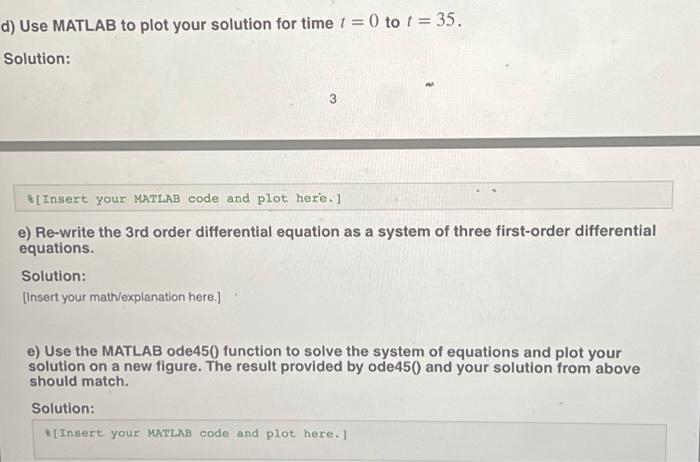Solved Problem 3: Consider the differential equation | Chegg.com