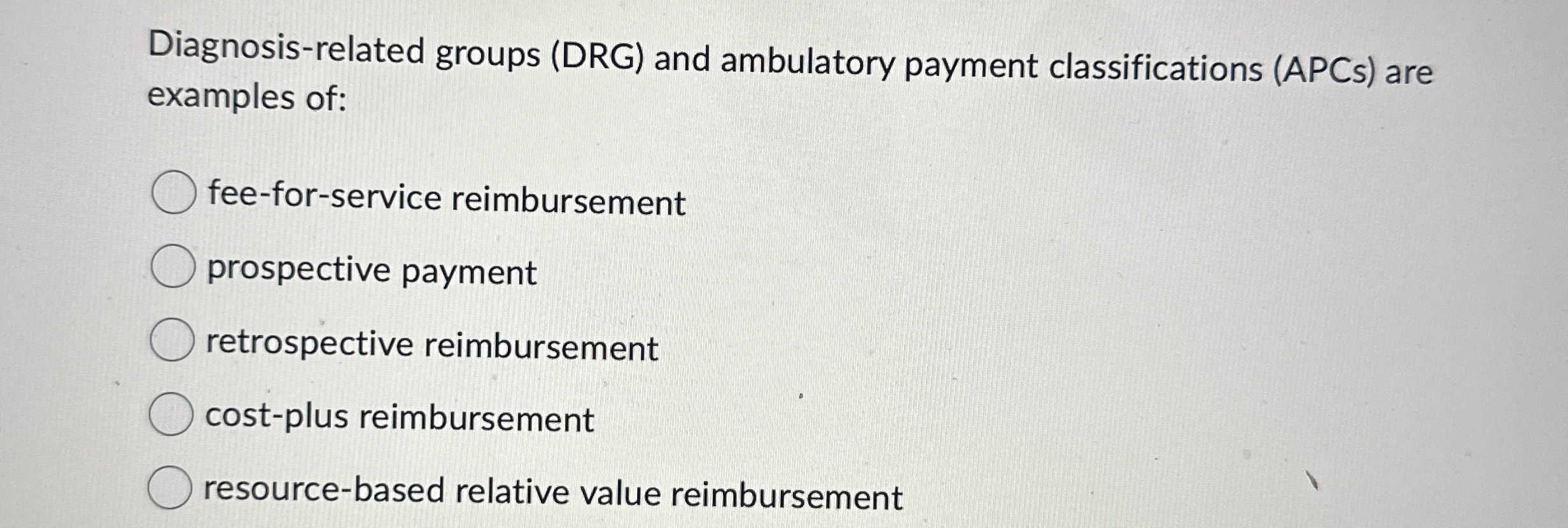 High Quality SOLUTION Diagnosis-related groups (DRG) ﻿and ambulatory ...