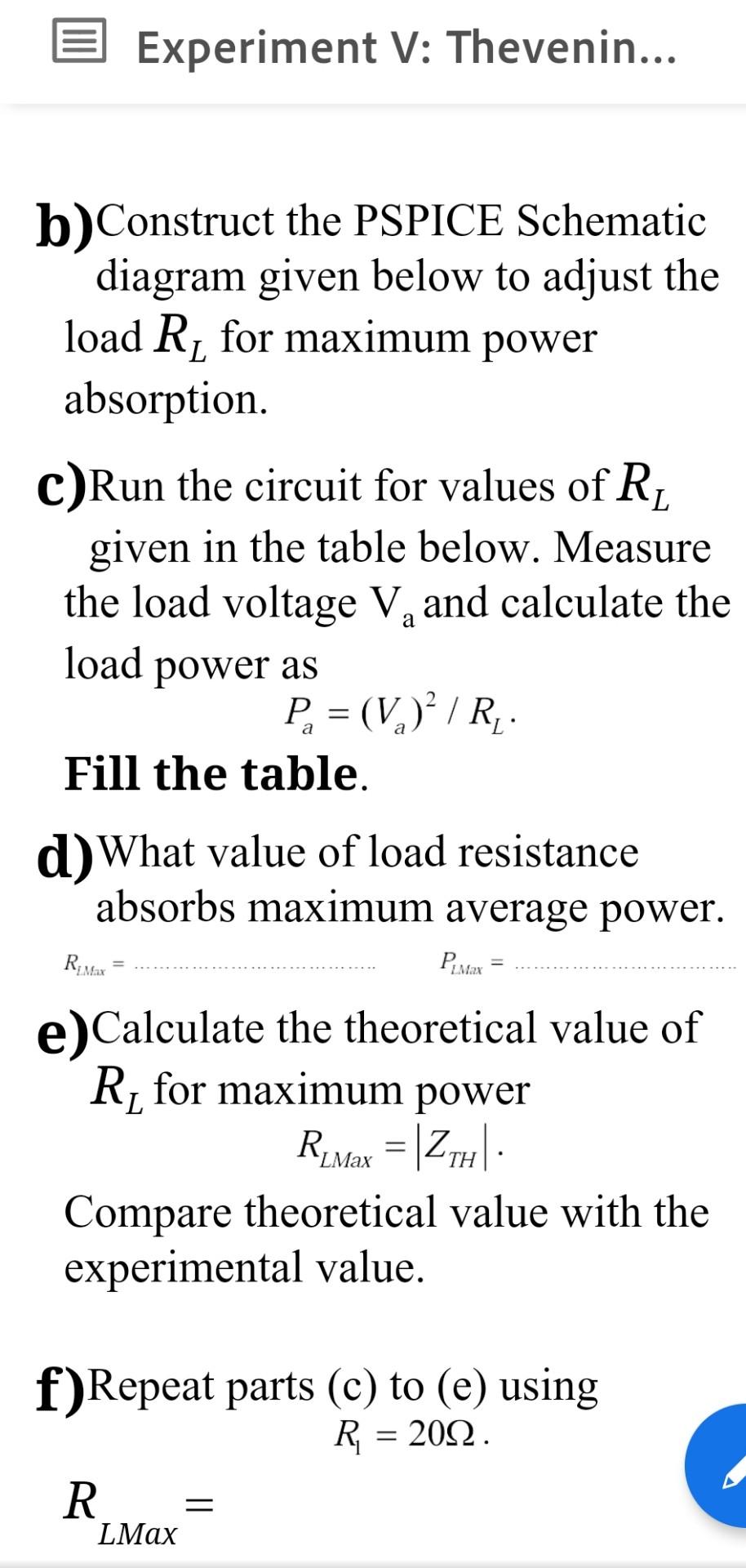 thevenin theorem experiment pdf