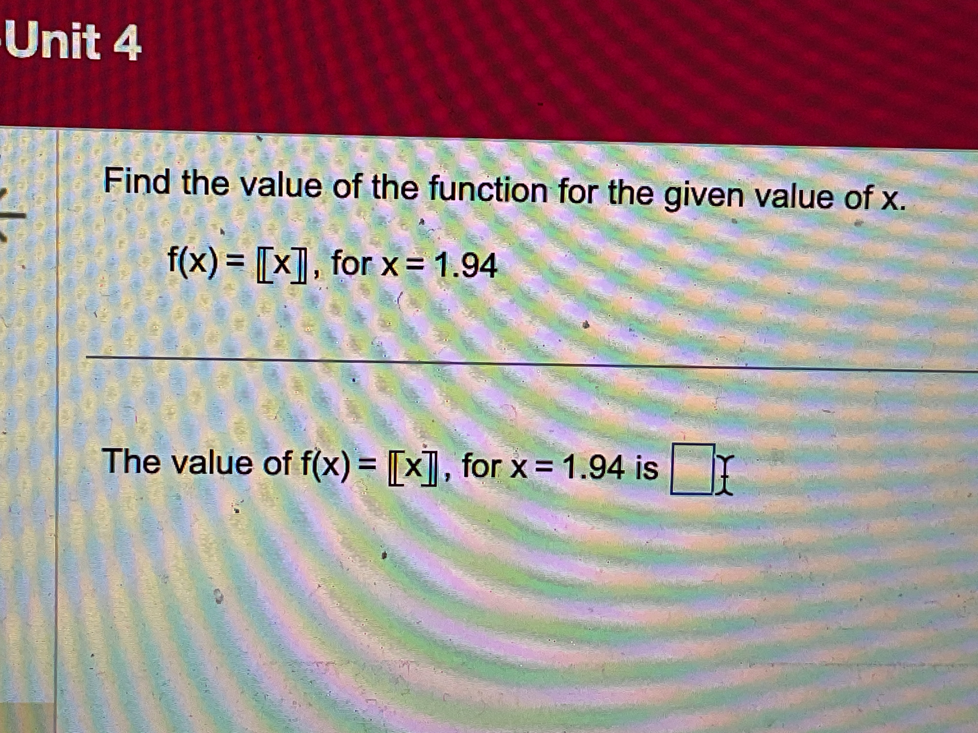 Solved Find the value of ﻿the function for the given value | Chegg.com