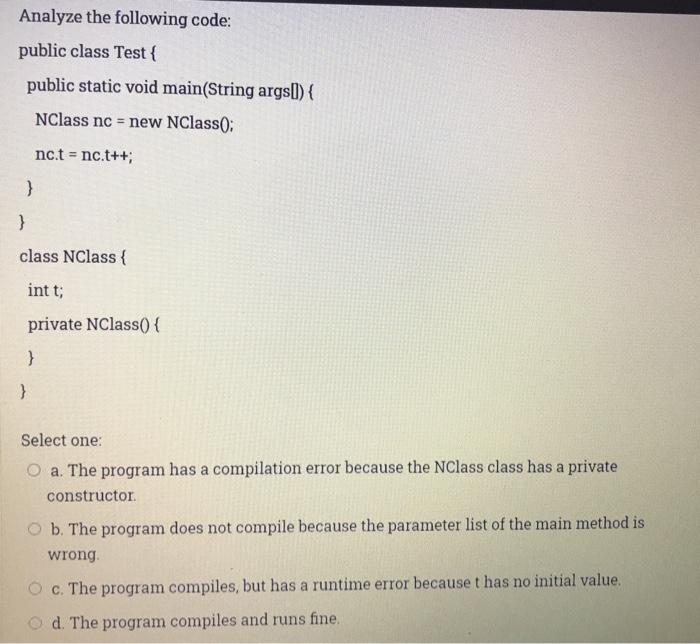 Solved Object-oriented programming allows you to derive (1) | Chegg.com