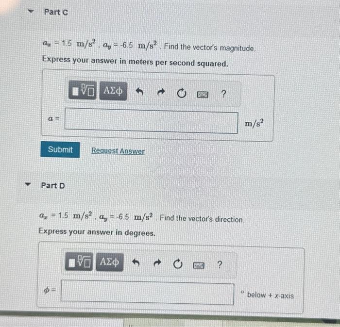Solved Find the vector's magnitude. Express your answer in | Chegg.com