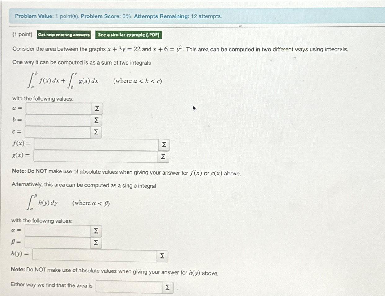 Solved Problem Value: 1 ﻿point(s). ﻿Problem Score: 0%. | Chegg.com