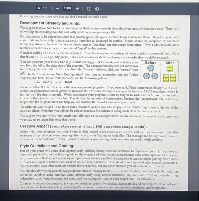 Solved This program provides practice with binary trees and | Chegg.com