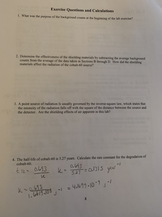 Laboratory Exercise 11 Radioactivity And Shielding...