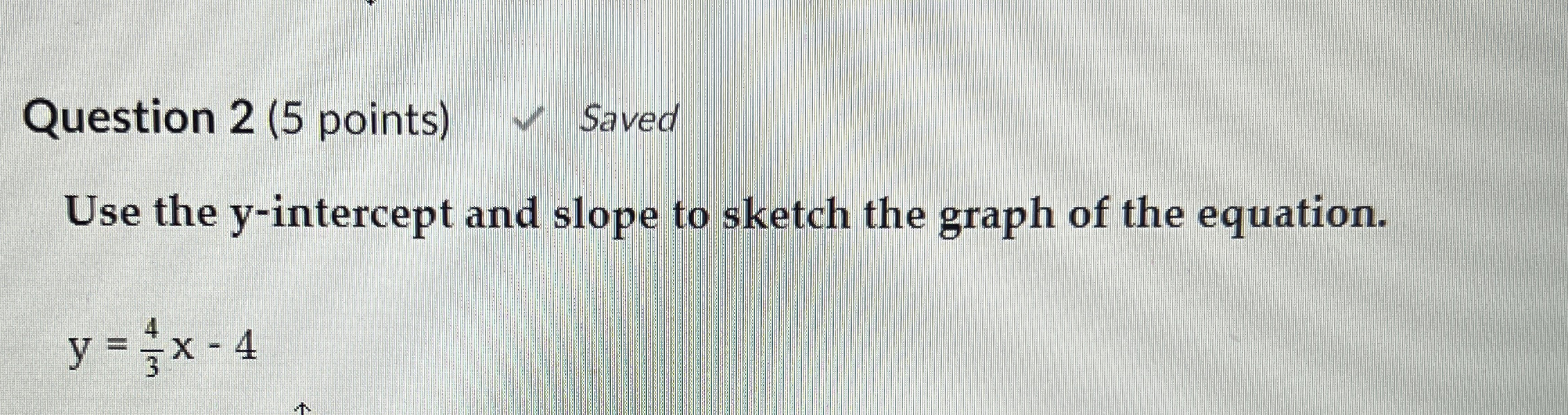 Solved Question 18 (5 ﻿points)Write an equation of the line | Chegg.com