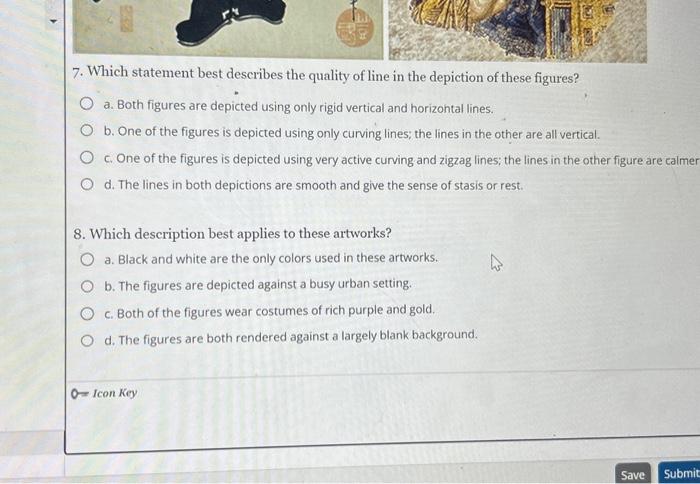 Solved 7. Which statement best describes the quality of line | Chegg.com