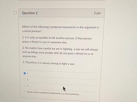 Solved Question 2 5 pts Which of the following numbered | Chegg.com