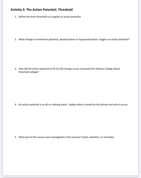 what is action potential threshold