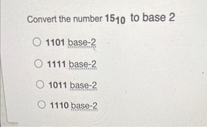 1111 base 2 to base 5