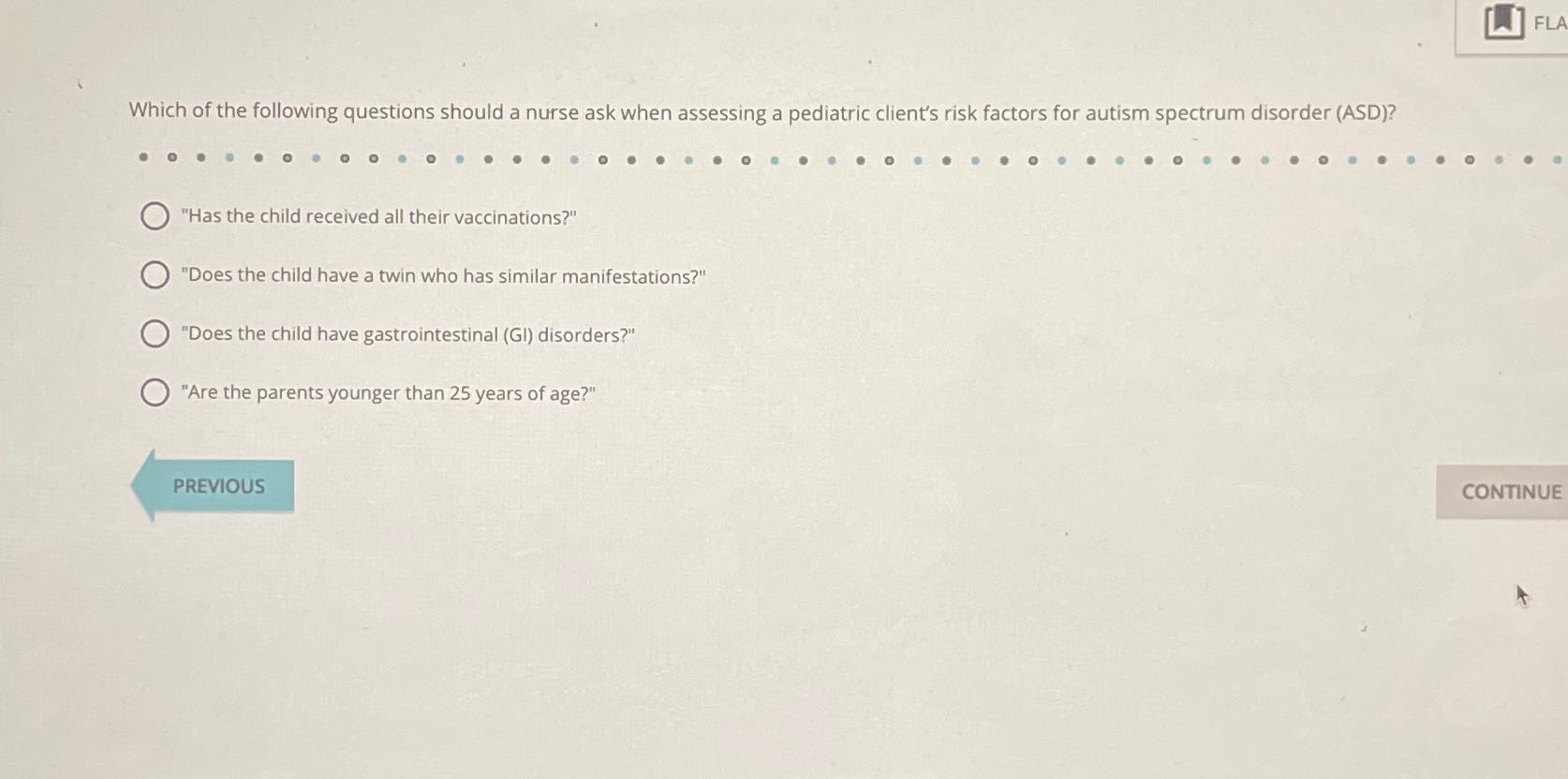 Solved Which Of The Following Questions Should A Nurse Ask | Chegg.com