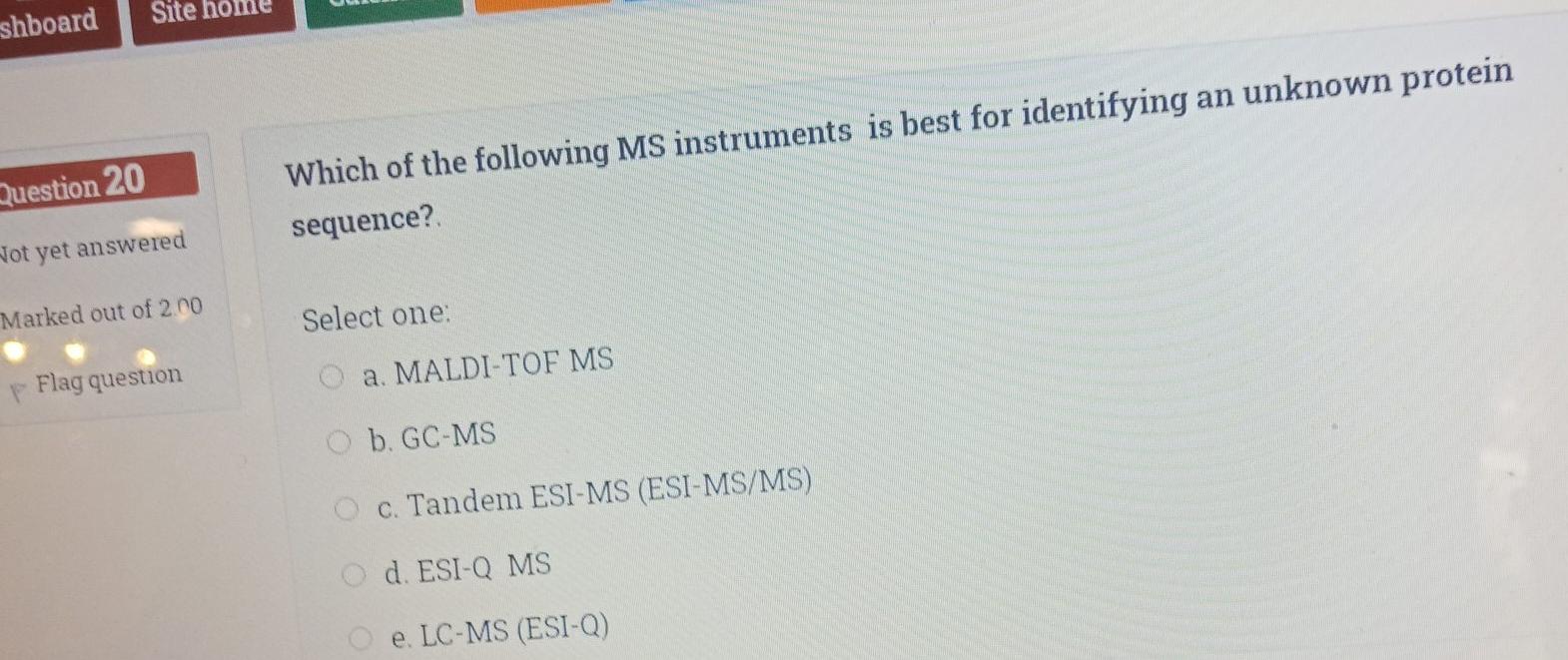 Solved Site hou shboard Question 20 Which of the following | Chegg.com