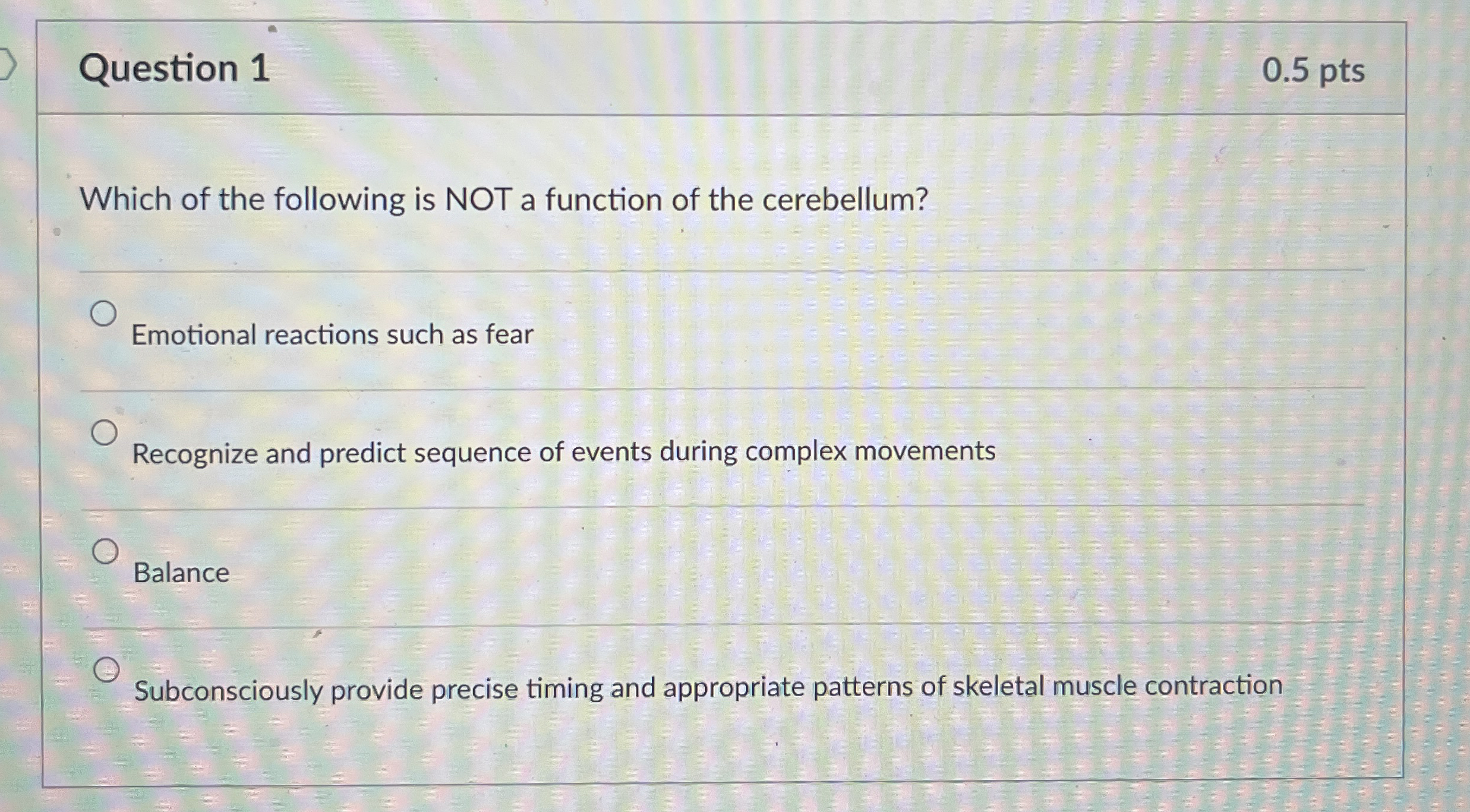 Solved Question Ptswhich Of The Following Is Not A Chegg Com