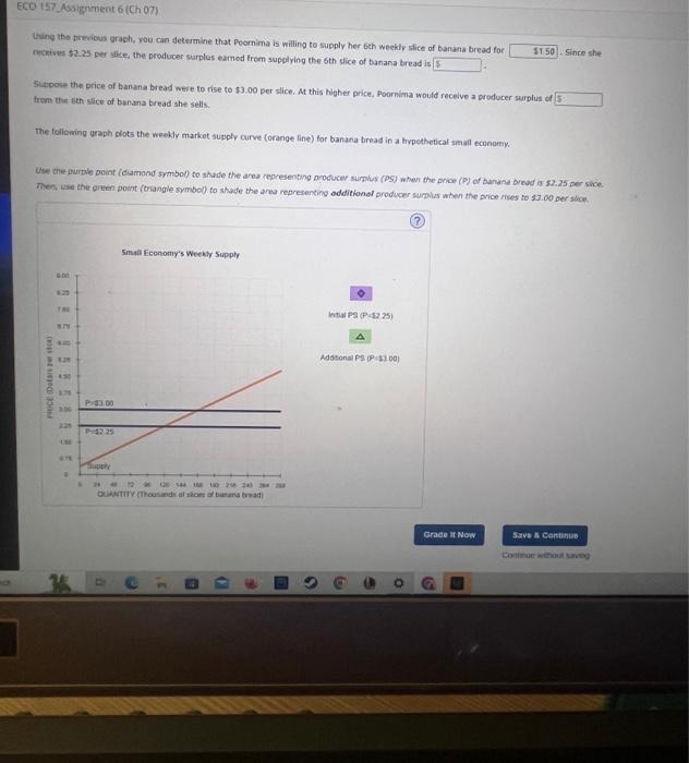 Solved 7. Producer Surplus For An Individual And A Market | Chegg.com