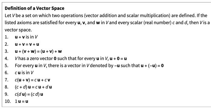 Solved 4. Let V be the set of vectors from R2 with the | Chegg.com