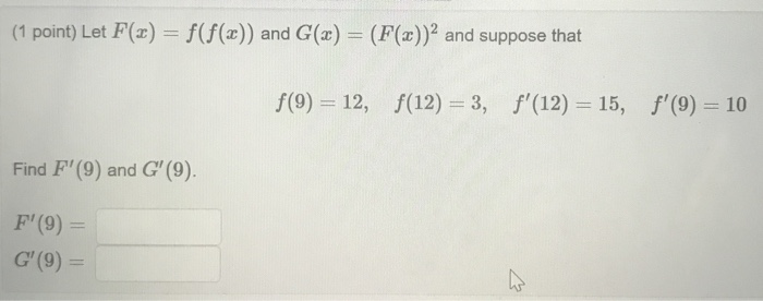 Solved W Vt 14 198 Dw Dt I 1 Point Suppose F X Chegg Com