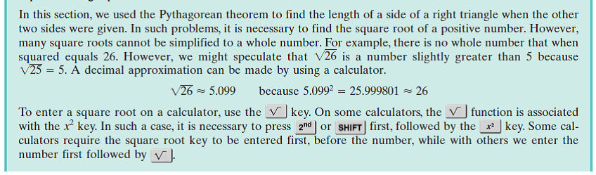 Topic Entering Square Roots On A Calculator Chegg Com