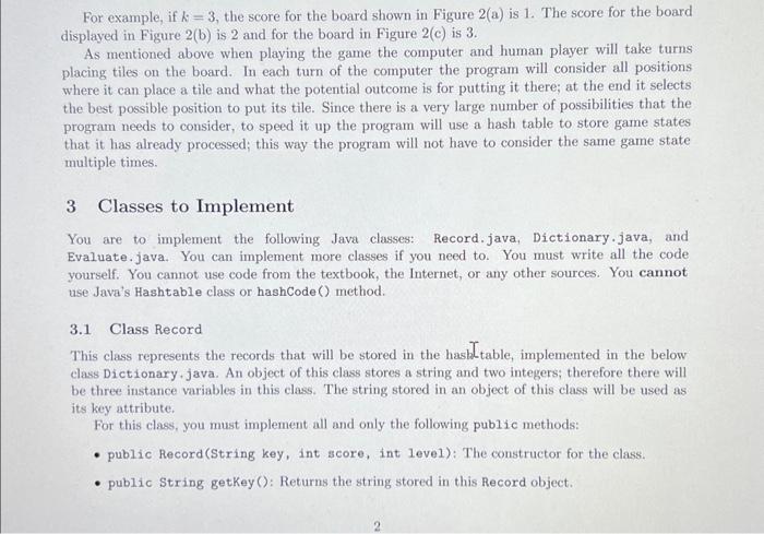 Solved In this assignment we will consider a game played on | Chegg.com