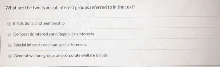 what-are-the-two-types-of-interest-groups-referred-to-chegg