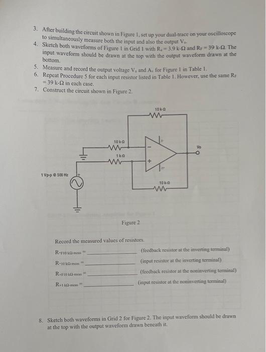 Solved Non-inverting Op-Amp Circuits Required Reading: Text, | Chegg.com