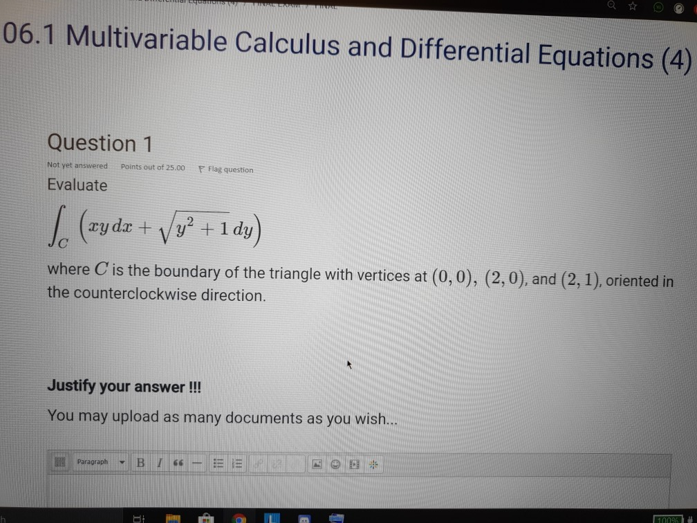 Solved 06.1 Multivariable Calculus And Differential | Chegg.com