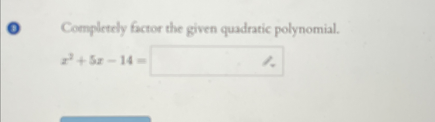 15x 2 4x 4 factor the quadratic expression completely