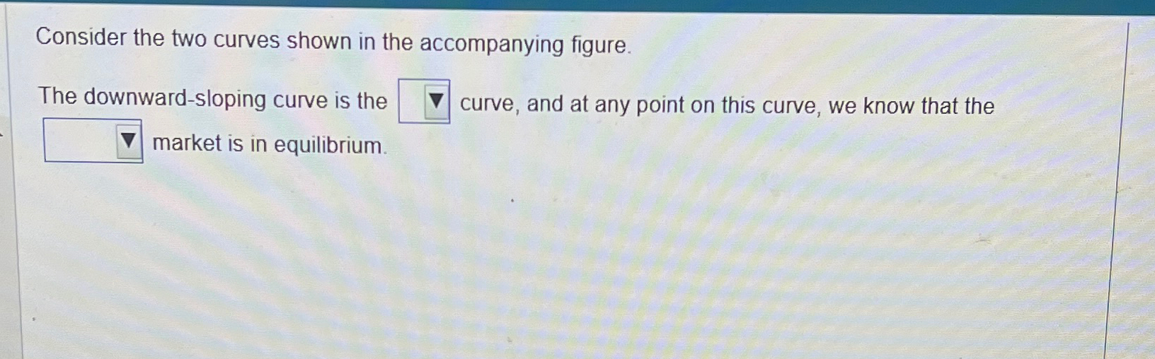 Solved Consider the two curves shown in the accompanying | Chegg.com