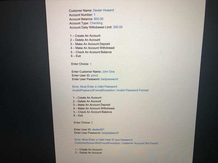 Solved In Java Please, make sure the code has everything the | Chegg.com