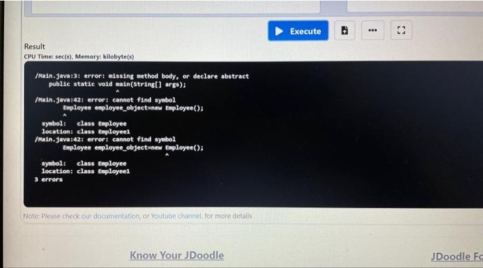 Solved please can u debug this code and send the output as | Chegg.com