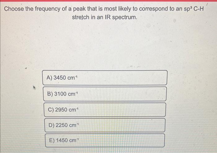 Solved Choose the frequency of a peak that is most likely to | Chegg.com